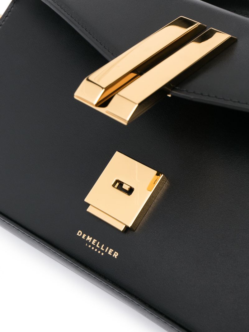 Black Vancouver Leather Clutch Bag