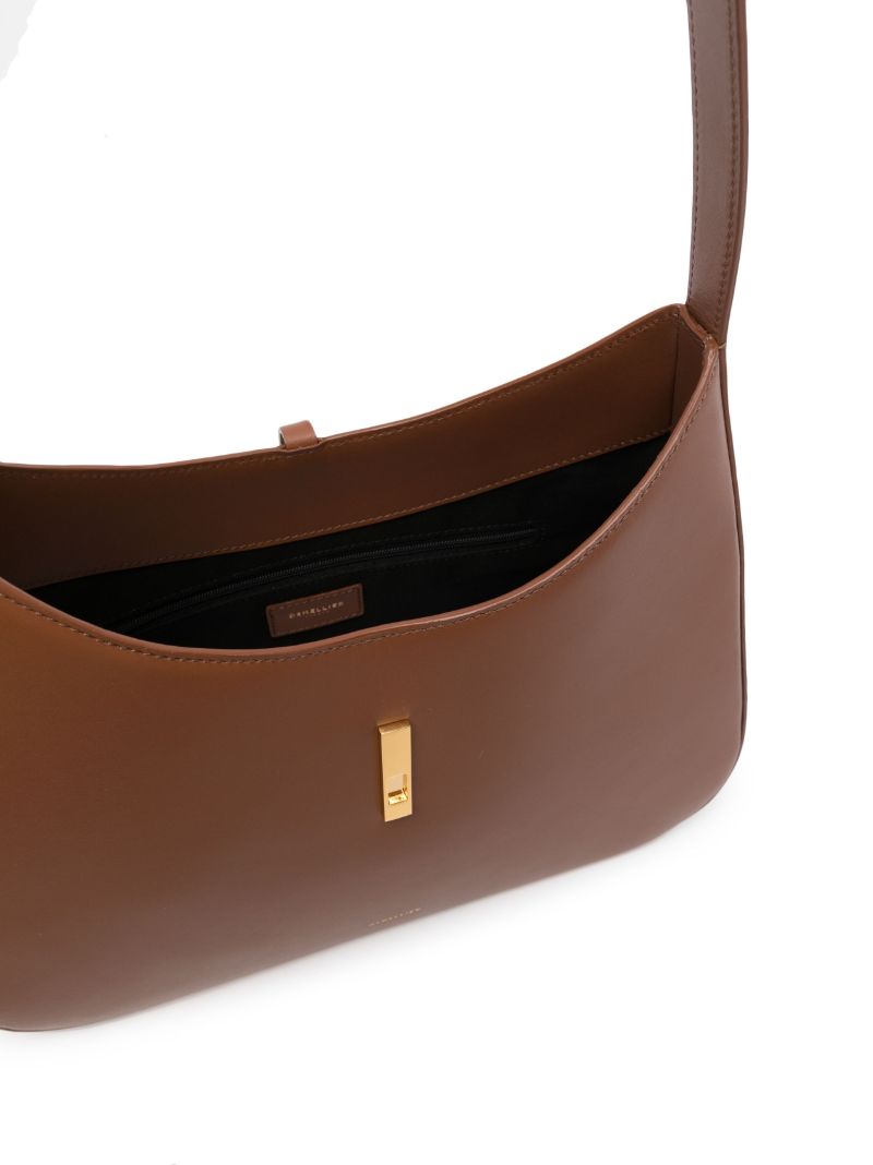 Brown Tokyo Leather Shoulder Bag