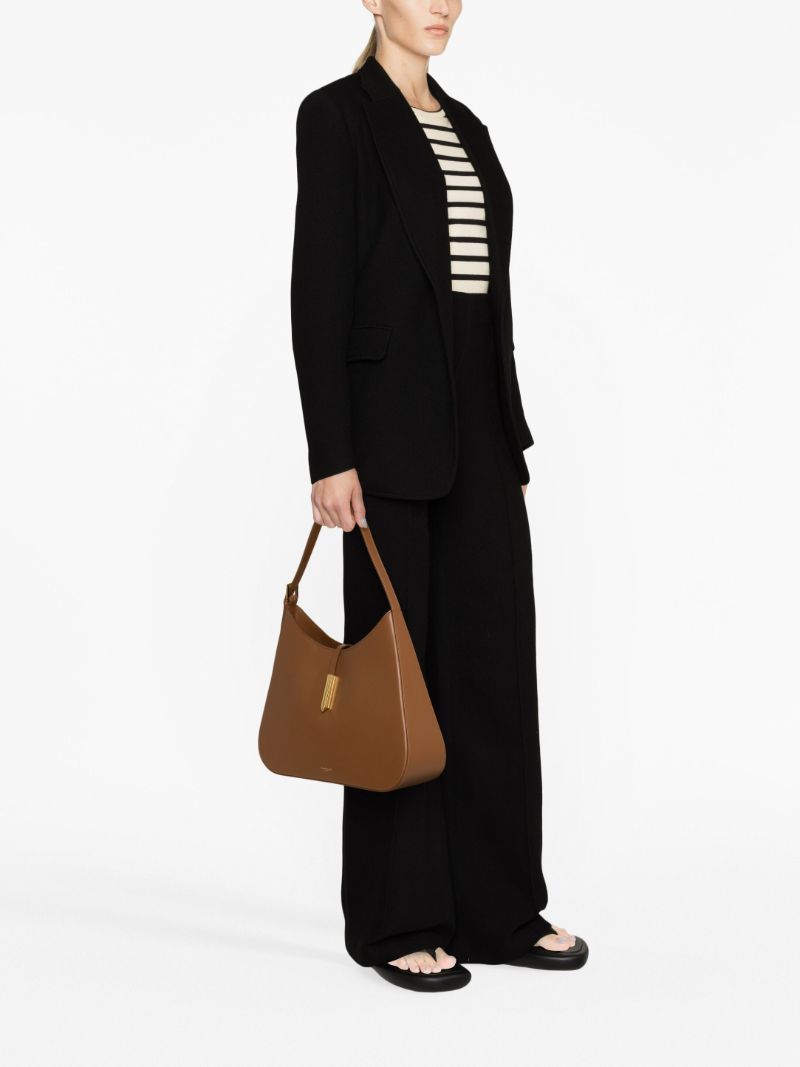 Brown Tokyo Leather Shoulder Bag