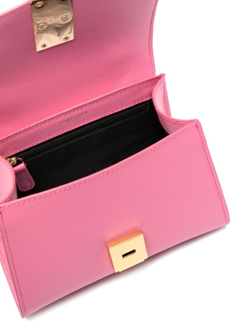 Pink Montreal Nano Leather Tote Bag
