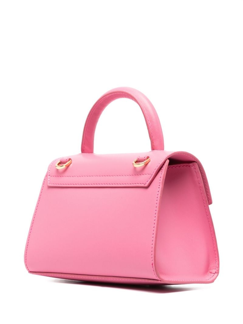 Pink Montreal Nano Leather Tote Bag