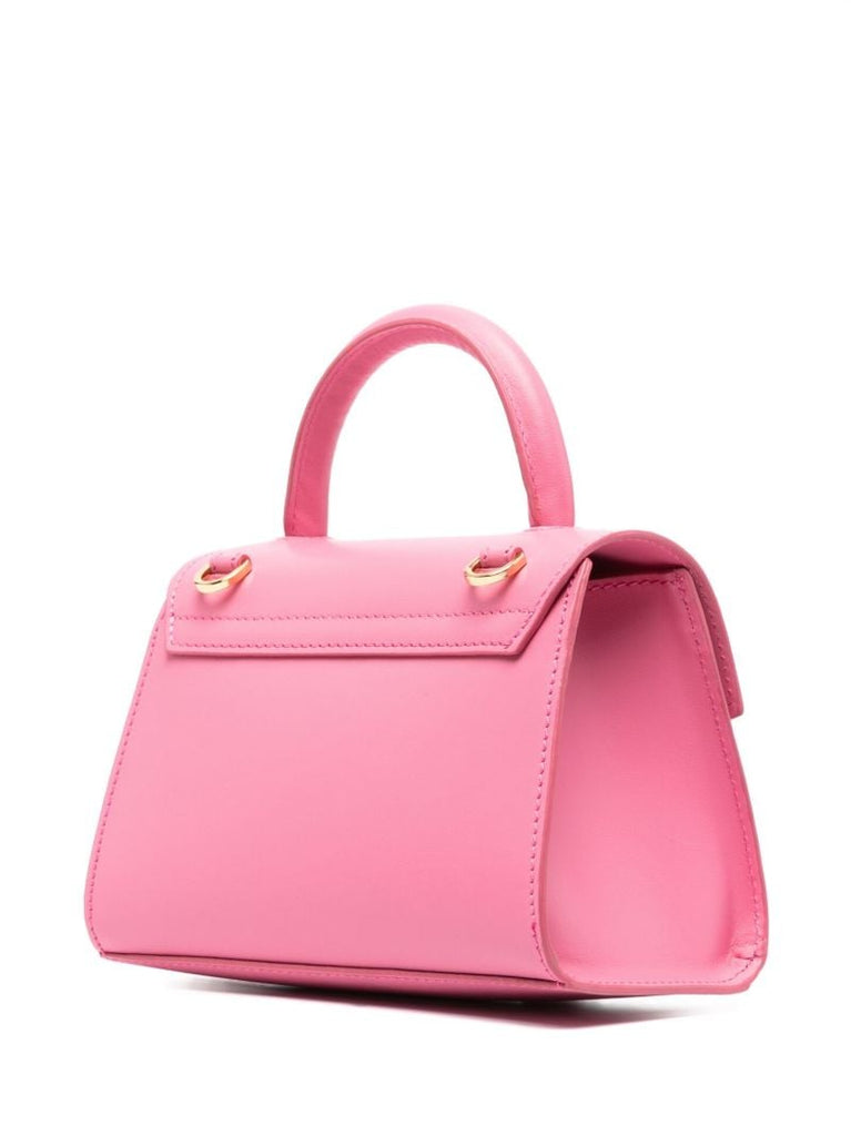 Pink Montreal Nano Leather Tote Bag