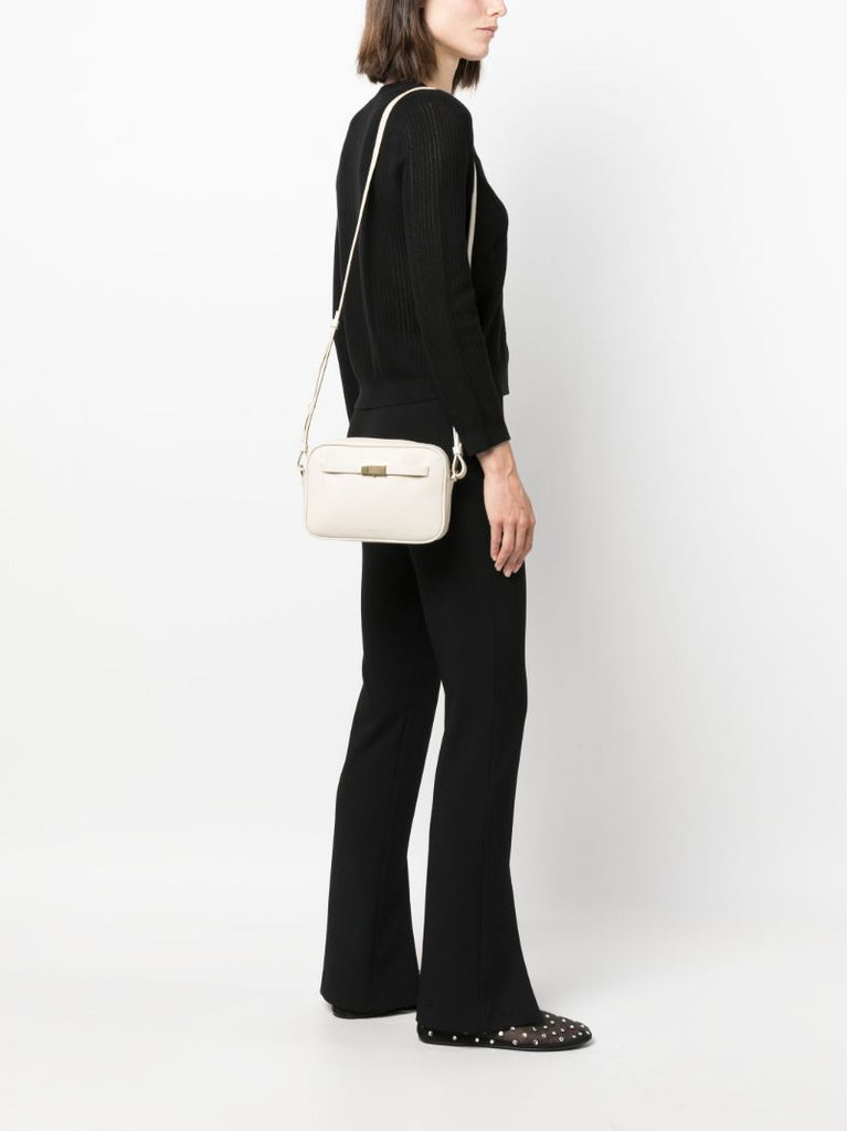 Neutral New York Leather Cross Body Bag