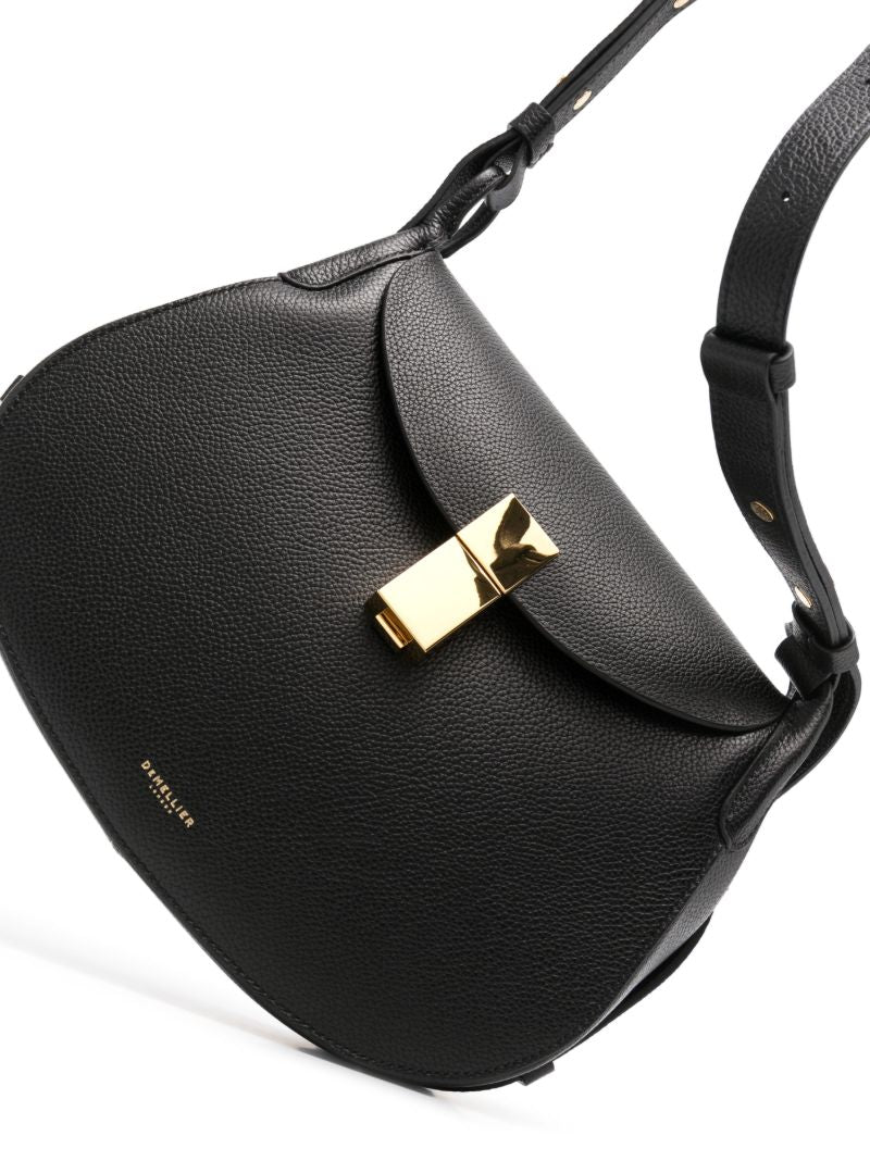 Black Lausanne Leather Cross Body Bag