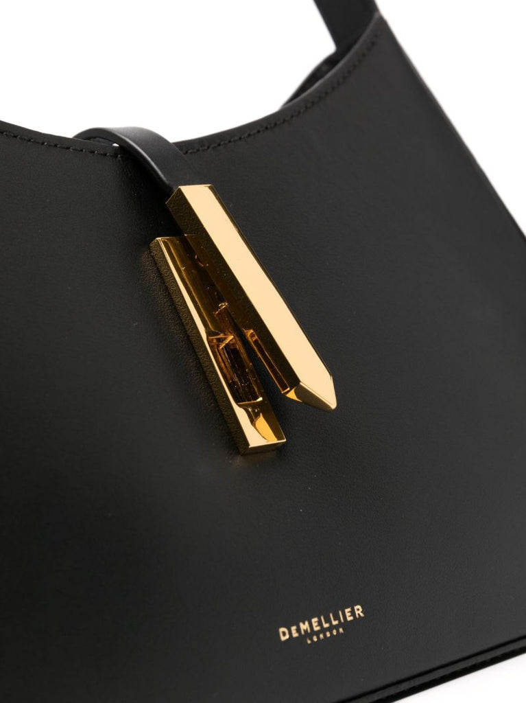 Black Tokyo Leather Shoulder Bag