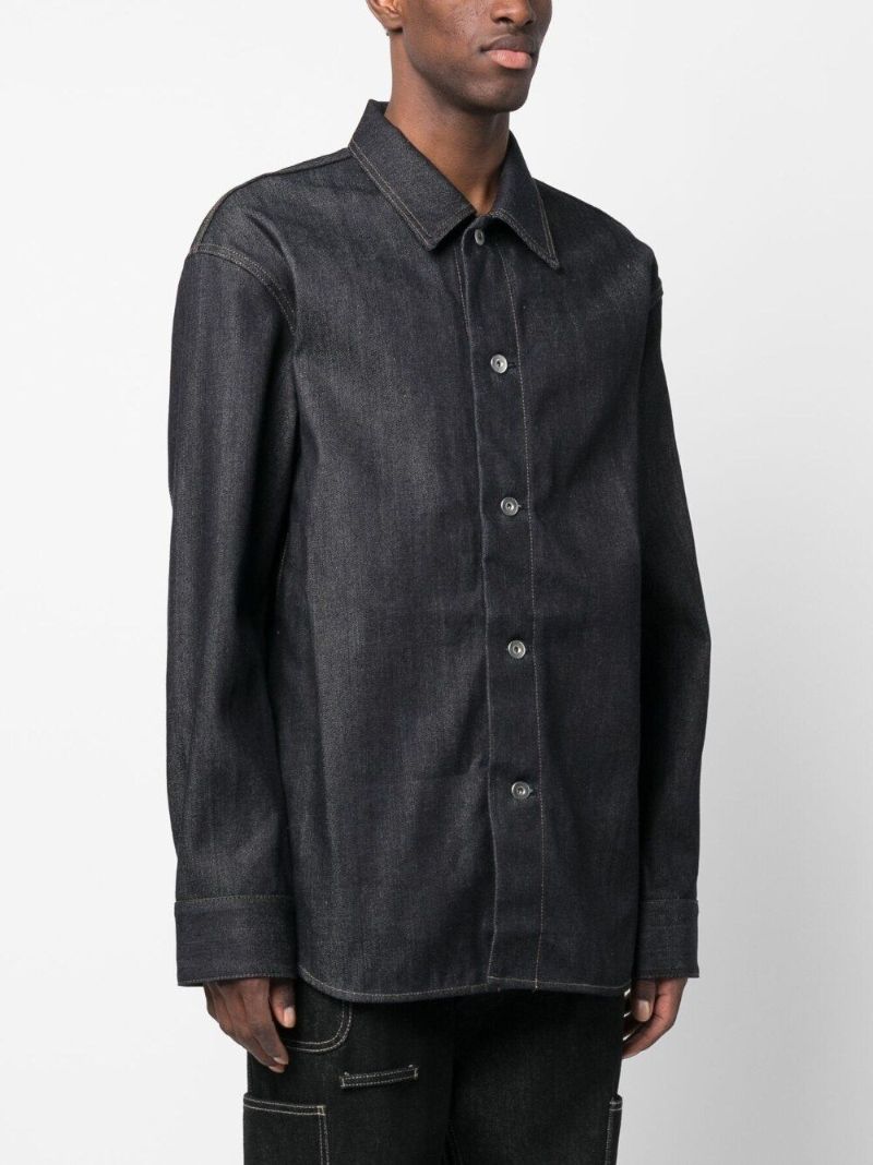 Blue Long Sleeve Denim Shirt