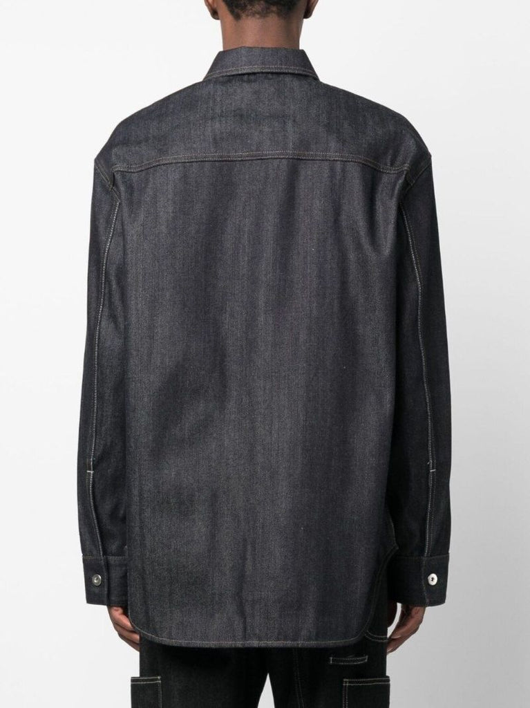Blue Long Sleeve Denim Shirt
