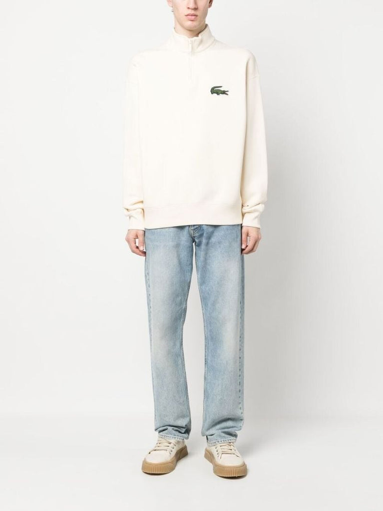 White Logo Patch Sweatshirt