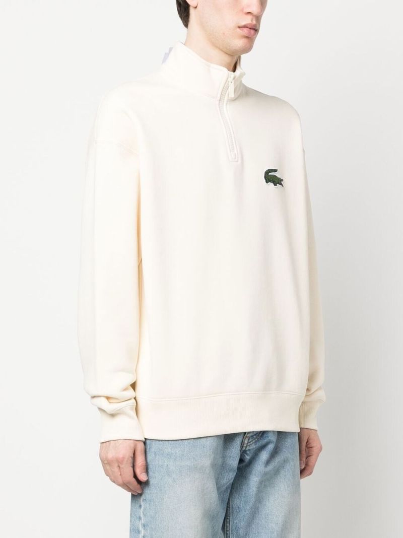 White Logo Patch Sweatshirt