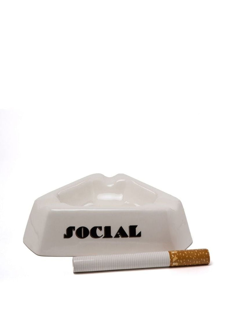 White Social Smoker Ashtray