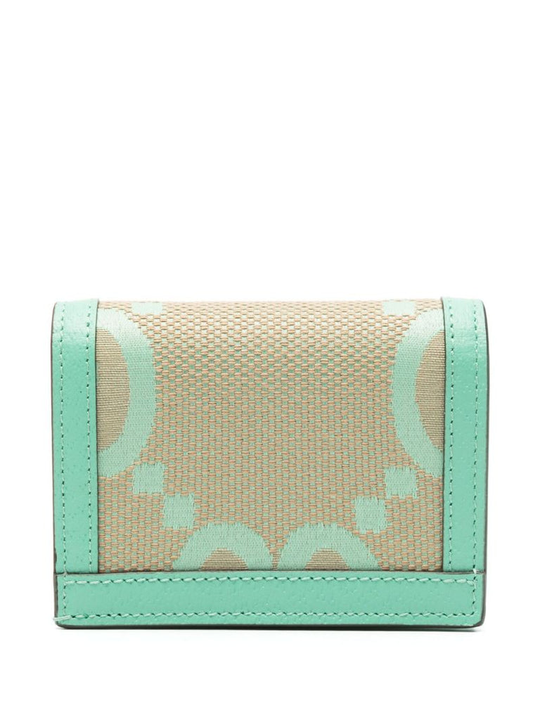 Green Logo Plaque Purse