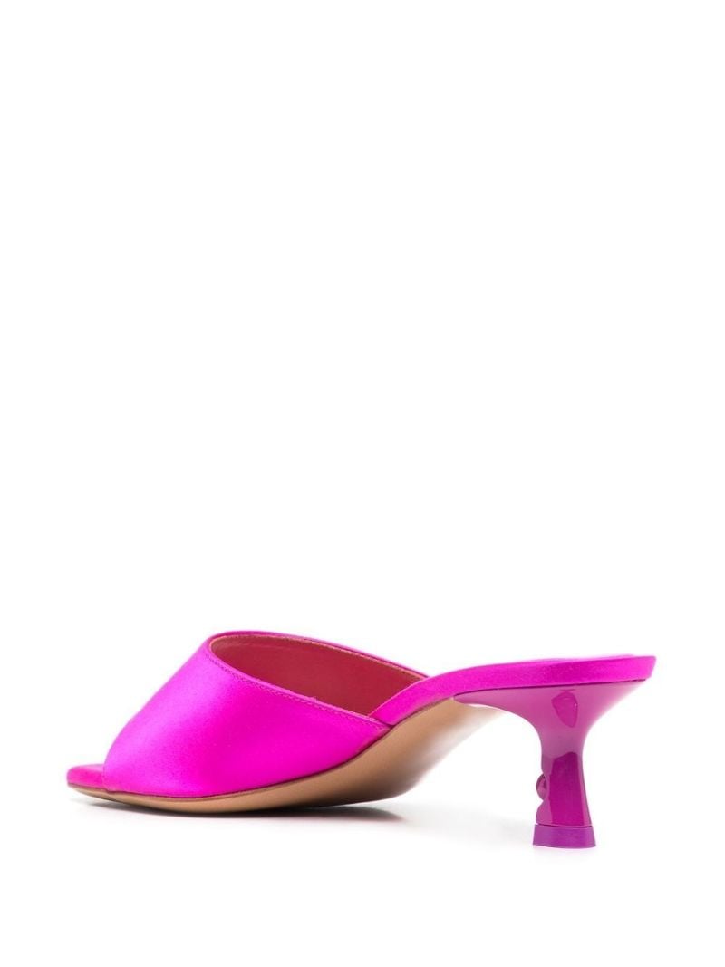 Pink Pop Lollipop Satin Mules