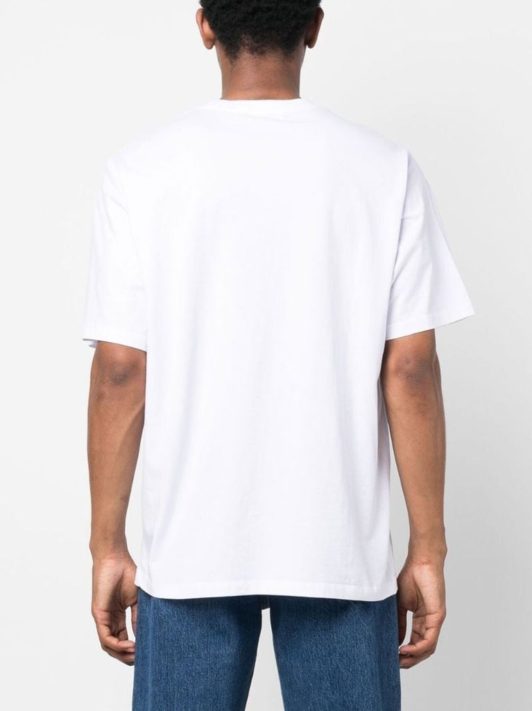 White Dressed Fox Cotton T-shirt