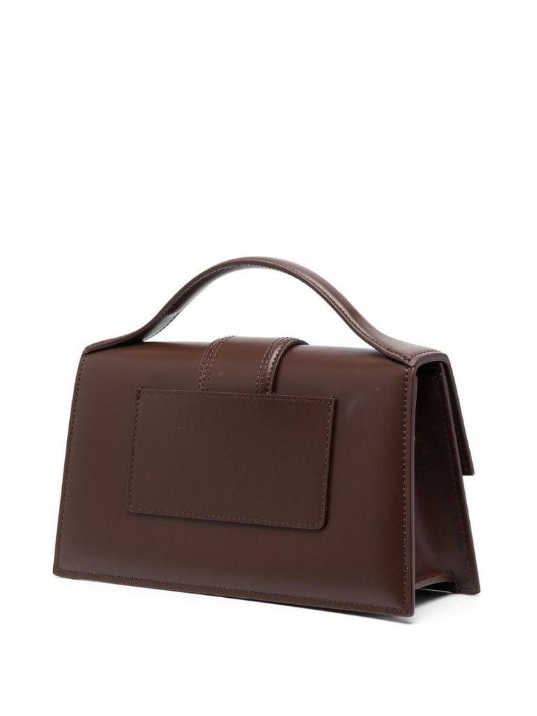 Brown Le Grand Bambino Leather Tote Bag