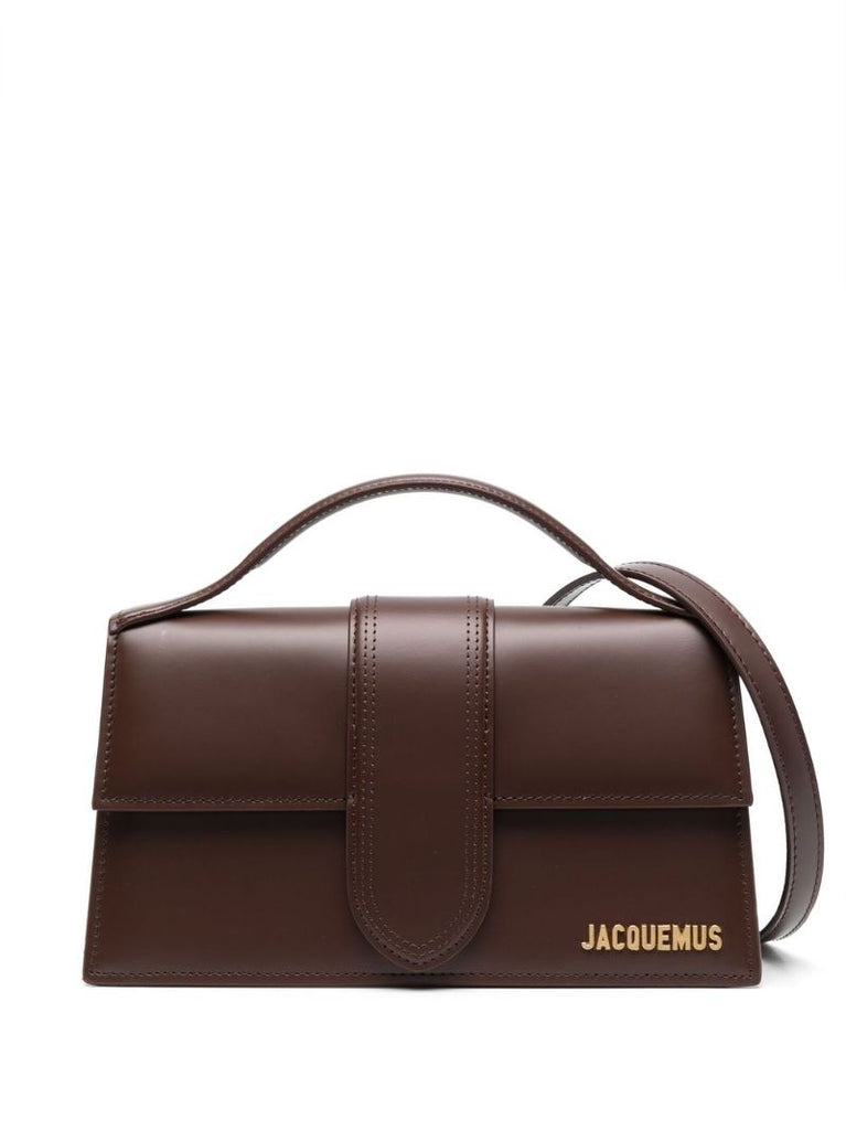 Brown Le Grand Bambino Leather Tote Bag