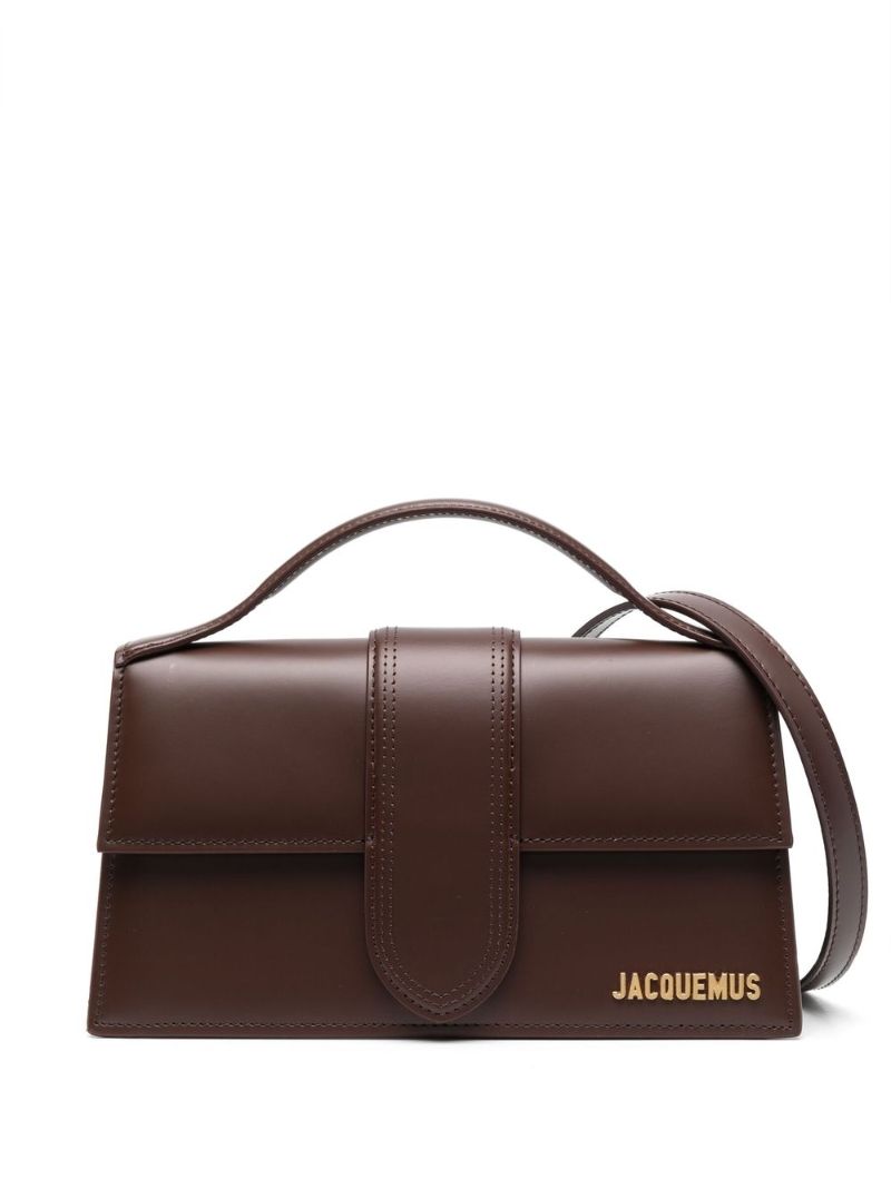 Brown Le Grand Bambino Leather Tote Bag