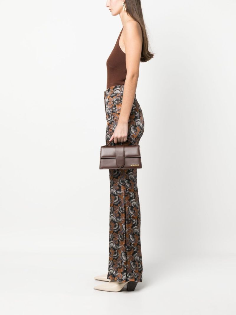 Brown Le Grand Bambino Leather Tote Bag