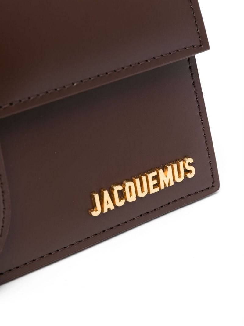 Brown Le Grand Bambino Leather Tote Bag