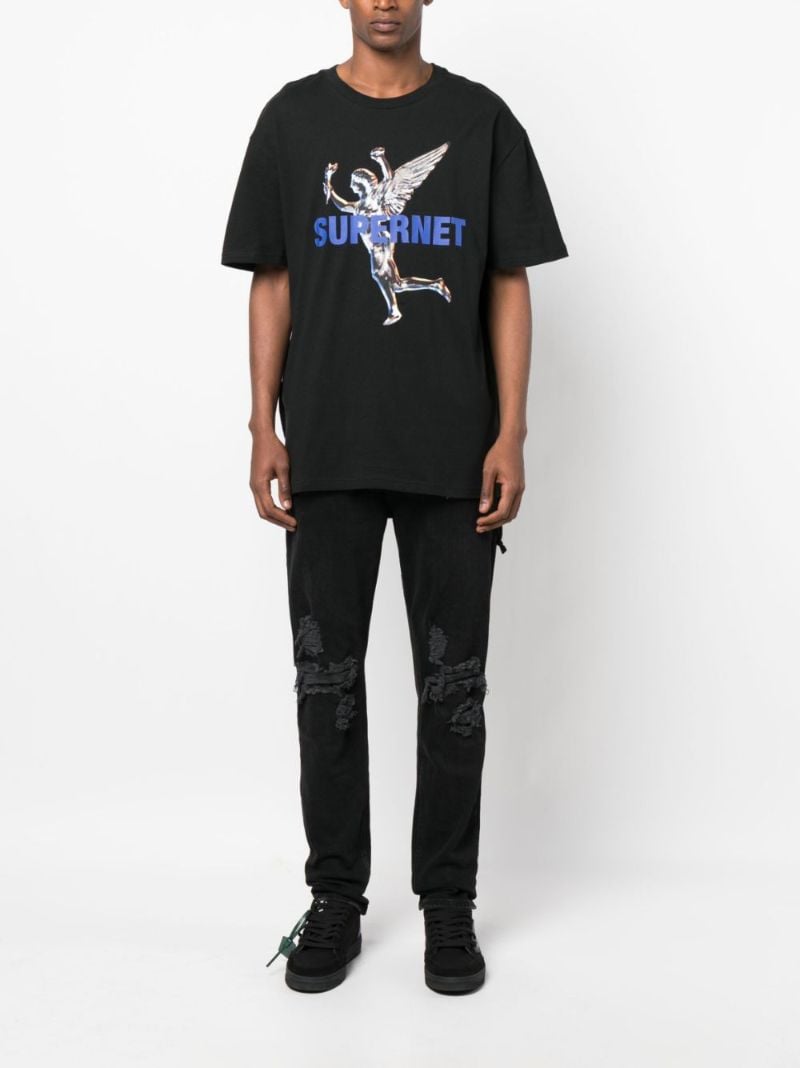 Black Rolls Biggie Print T-shirt
