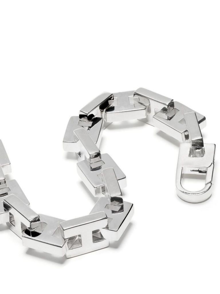 Sterling Silver H Logo Bracelet