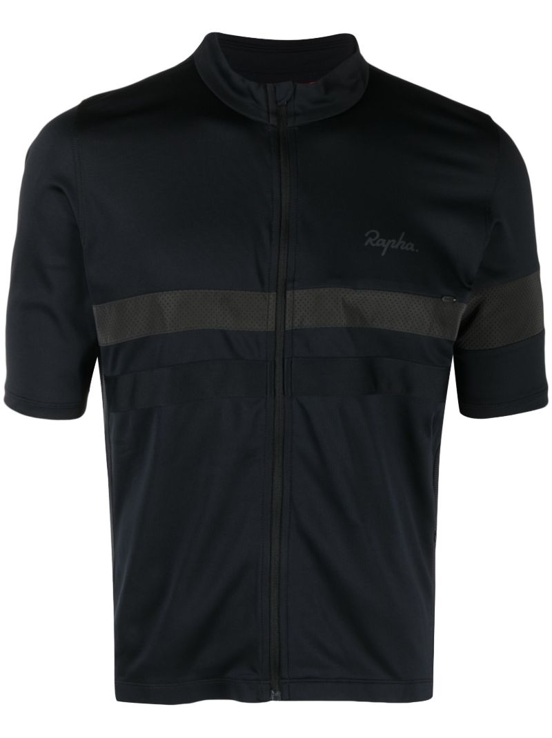 Black Brevet Lightweight Cycling Jersey