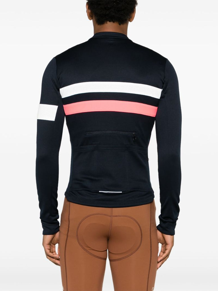 Blue Brevet Stripe Jersey Top