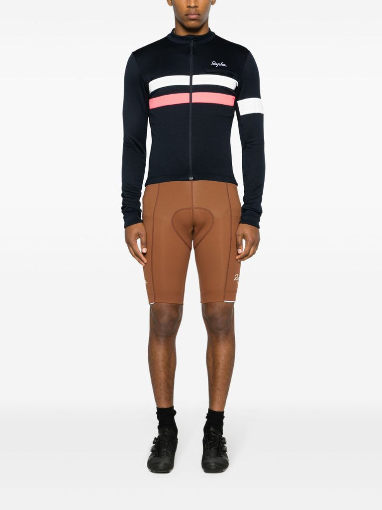 Blue Brevet Stripe Jersey Top