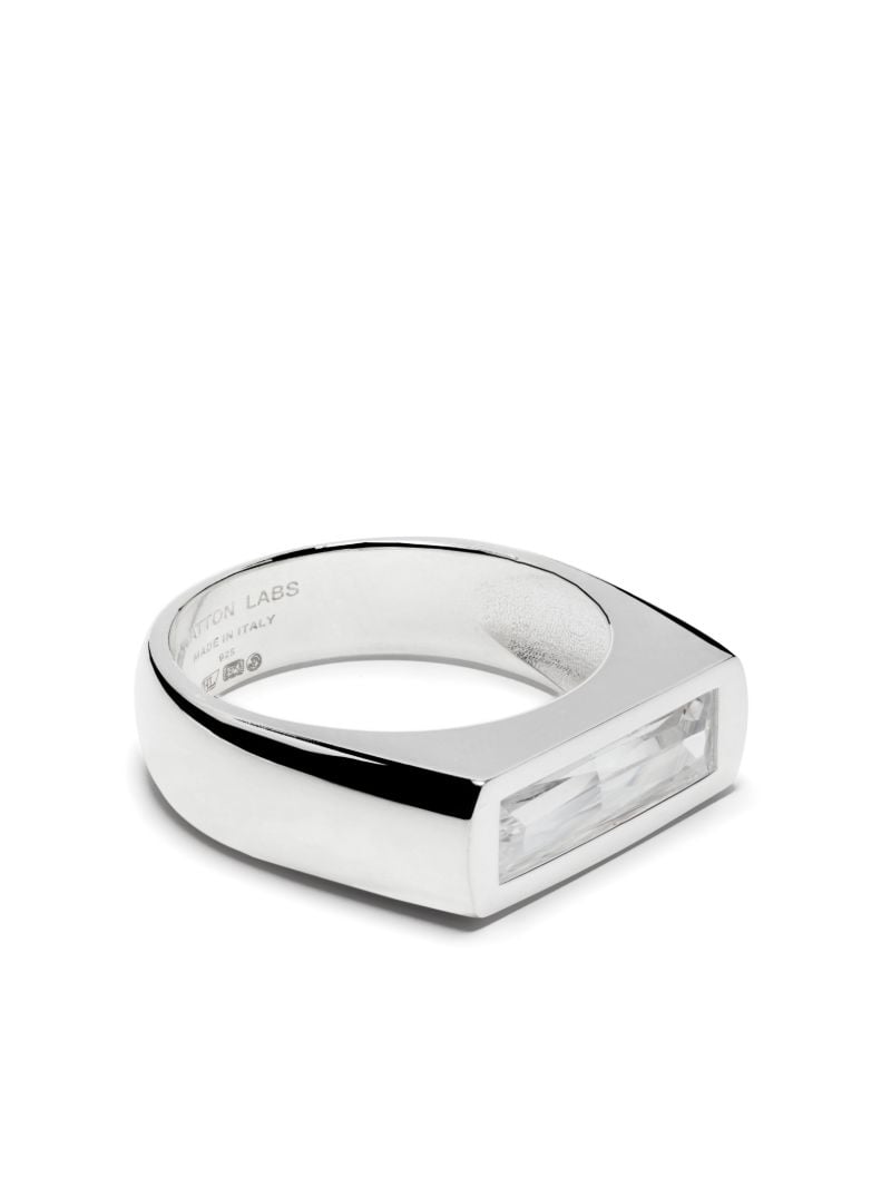 Sterling Silver Crystal Ring