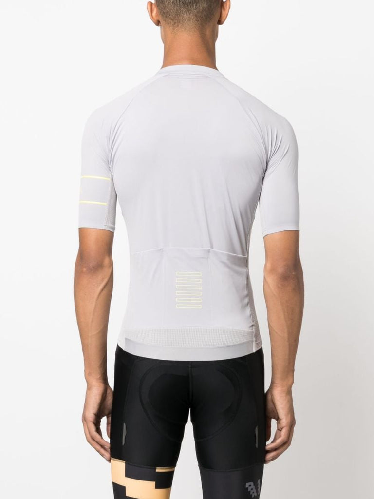 Grey Pro Team Training Cycling Jersey Top