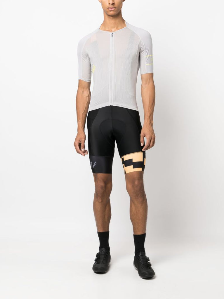 Grey Pro Team Training Cycling Jersey Top