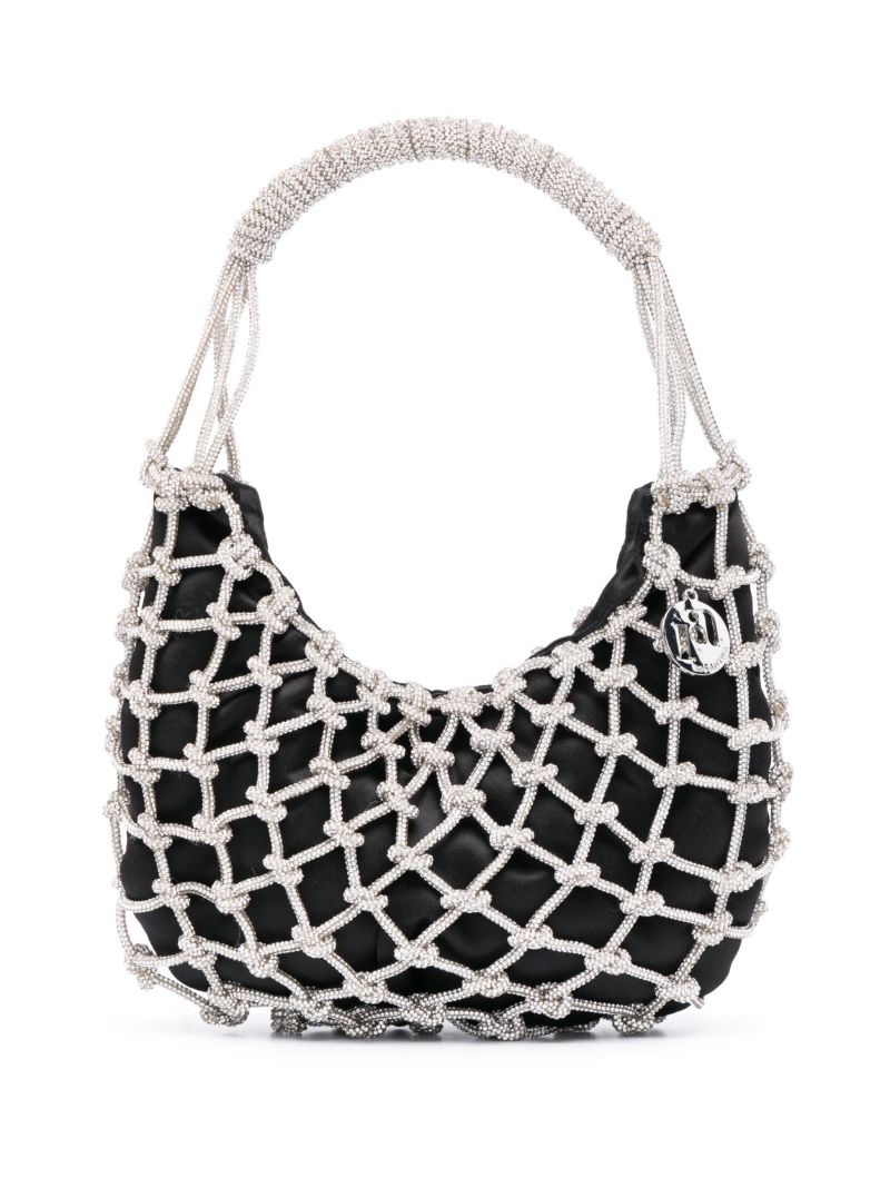 Black Nodi Knotted Shoulder Bag
