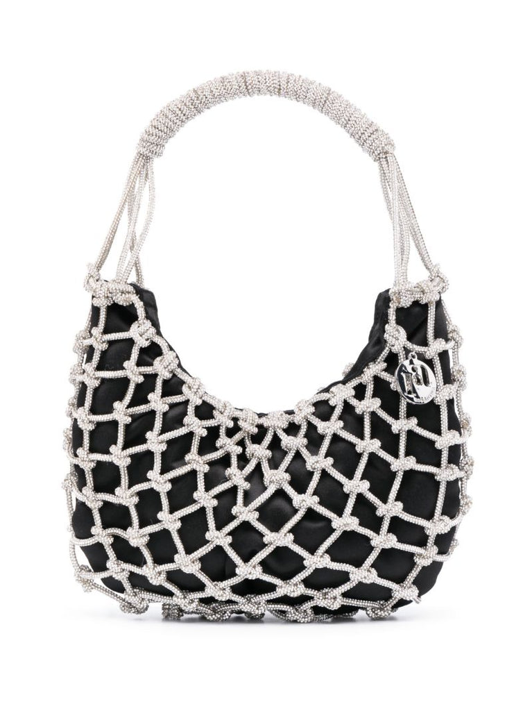 Black Nodi Knotted Shoulder Bag
