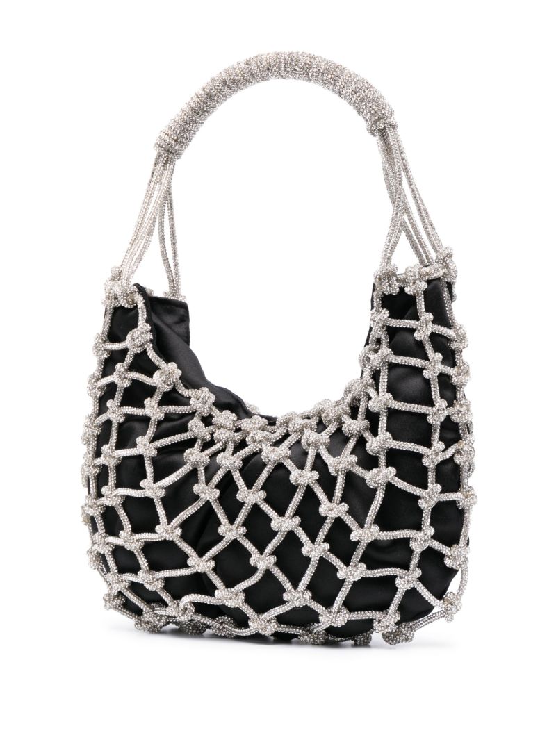 Black Nodi Knotted Shoulder Bag