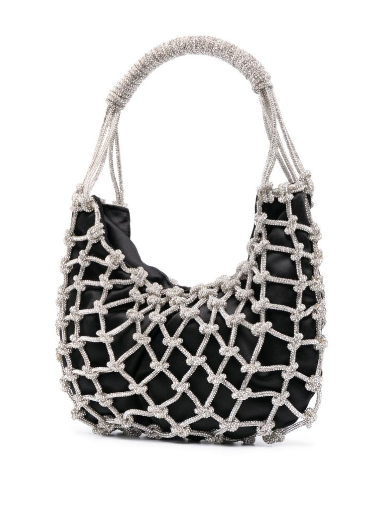 Black Nodi Knotted Shoulder Bag