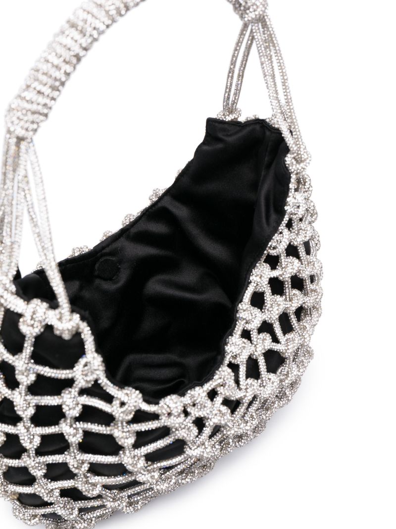 Black Nodi Knotted Shoulder Bag