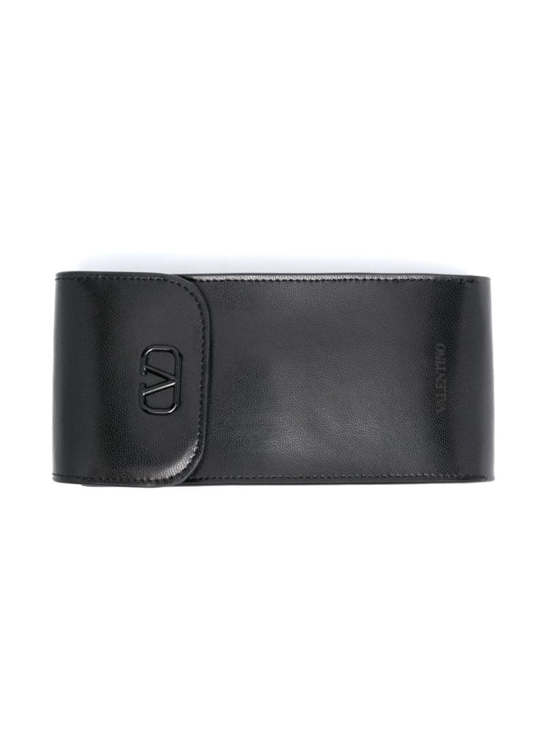 Black V-uno Oversized Sunglasses