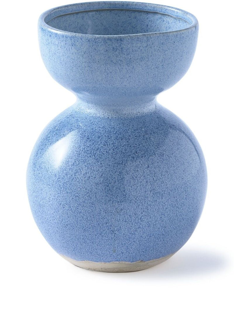 Light Blue Polspotten Boolb Large Vase