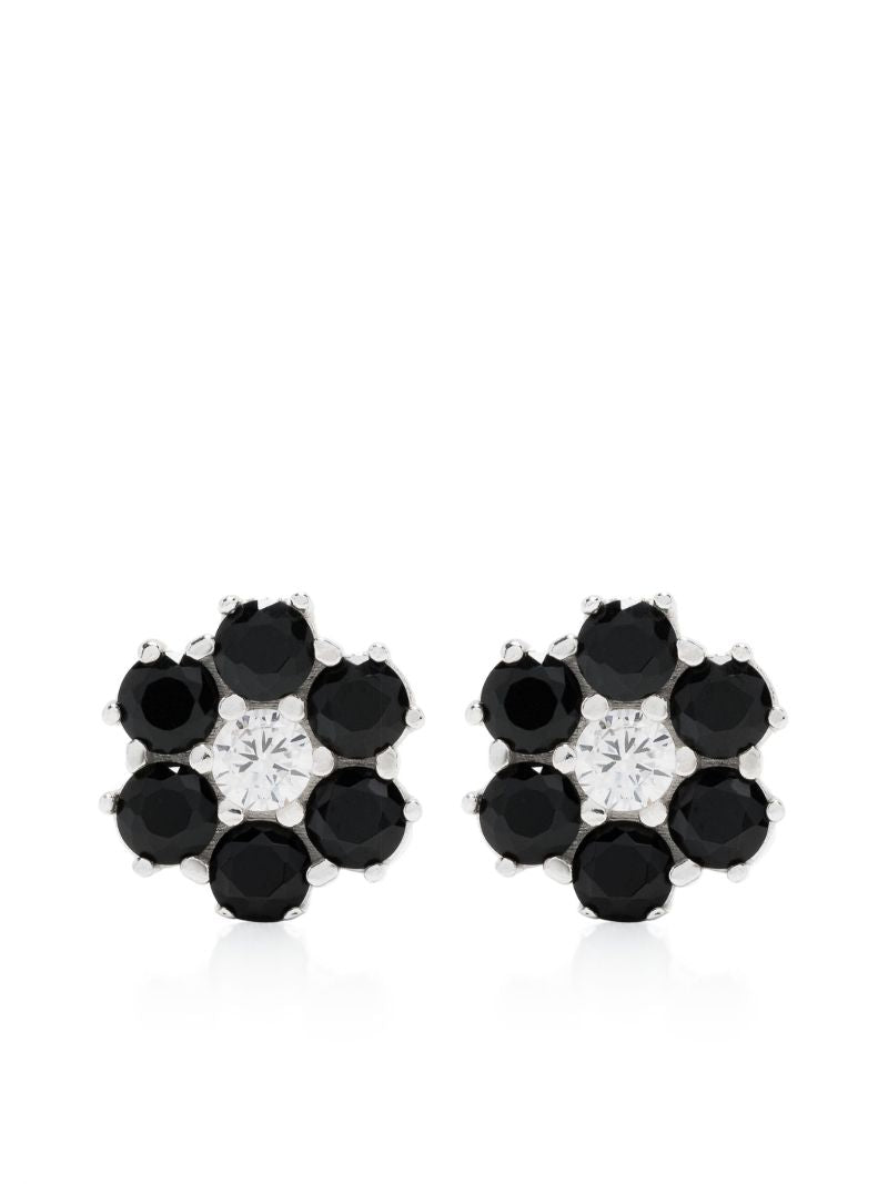 Sterling Silver Cubic Zirconia Stud Earrings