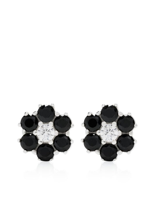 Sterling Silver Cubic Zirconia Stud Earrings