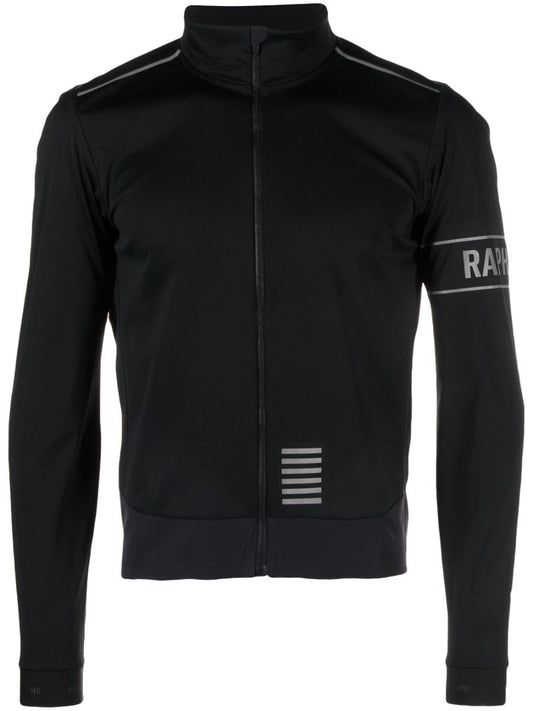 Black Pro Team Cycling Jersey Top