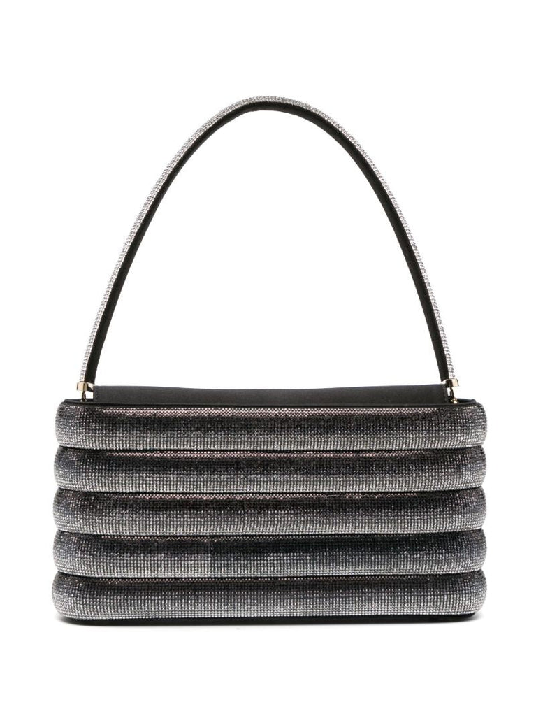 Black Favilla Crystal-embellished Shoulder Bag