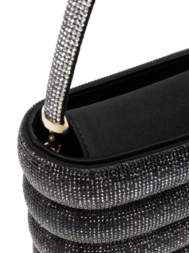 Black Favilla Crystal-embellished Shoulder Bag