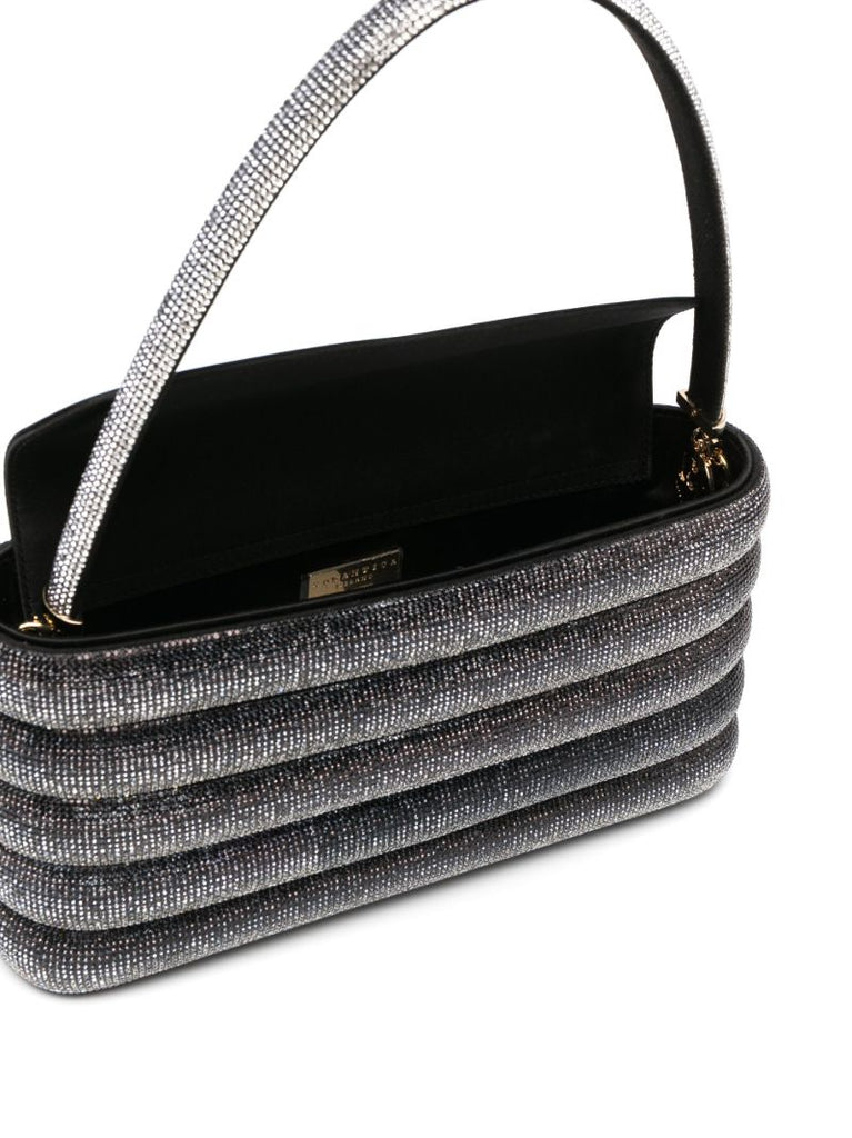 Black Favilla Crystal-embellished Shoulder Bag