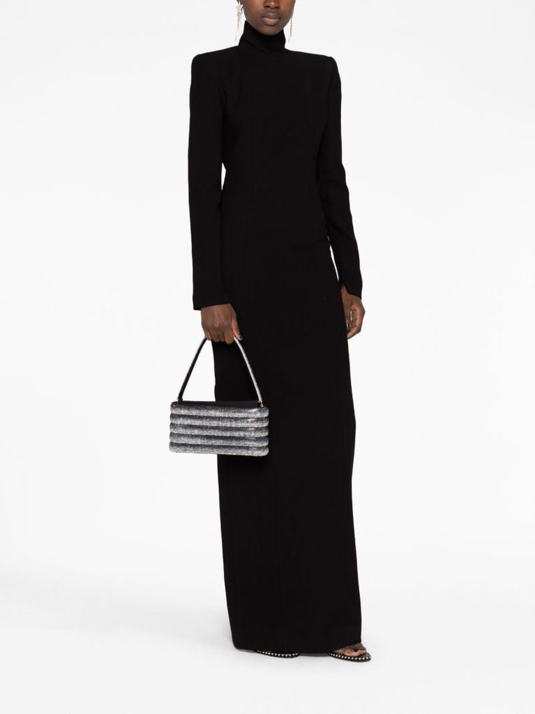Black Favilla Crystal-embellished Shoulder Bag