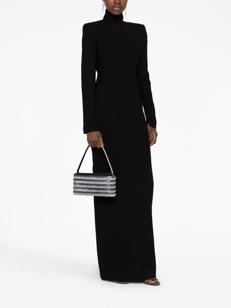 Black Favilla Crystal-embellished Shoulder Bag