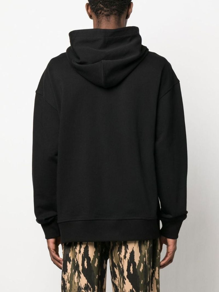 Black Brooklyn Cotton Hoodie