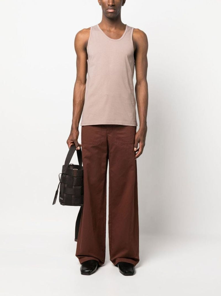 Brown Aziz Organic Cotton Vest