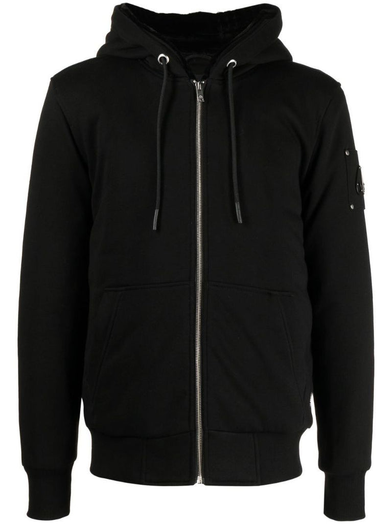 Black Classic Bunny Faux-fur Lined Jacket
