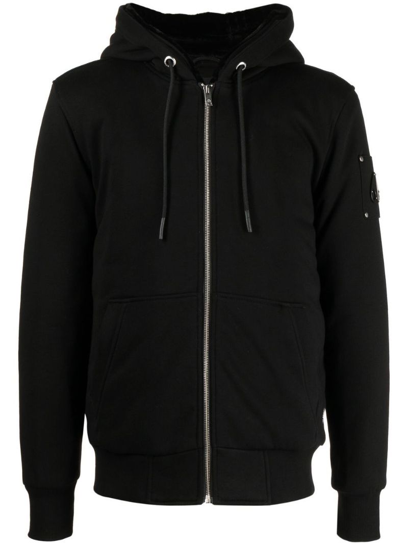 Black Classic Bunny Faux-fur Lined Jacket