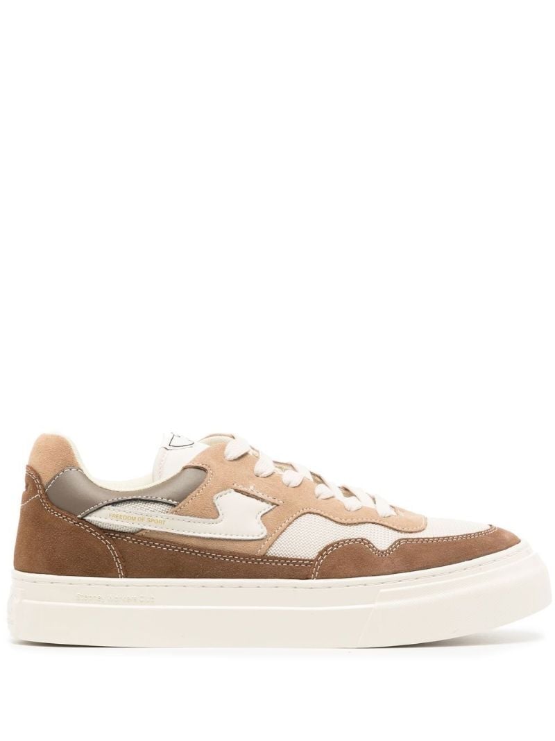 Brown Pearl S-strike Suede Sneakers